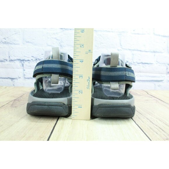 LL Bean Monhegan Blue Nylon Hook & Loop Fisherman Sports Water Sandals Size 11 M main image 9